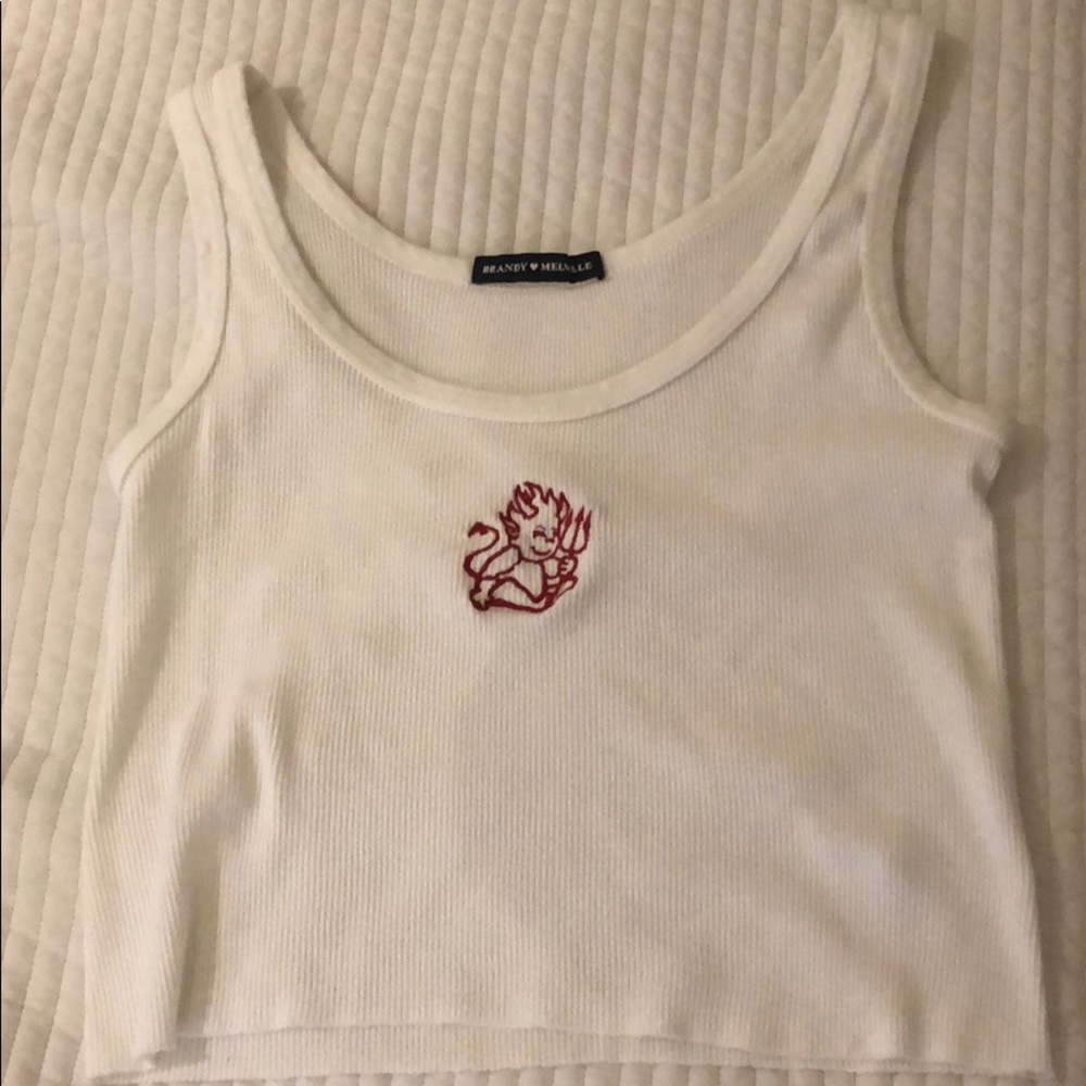 brandy melville devil tank top🥀